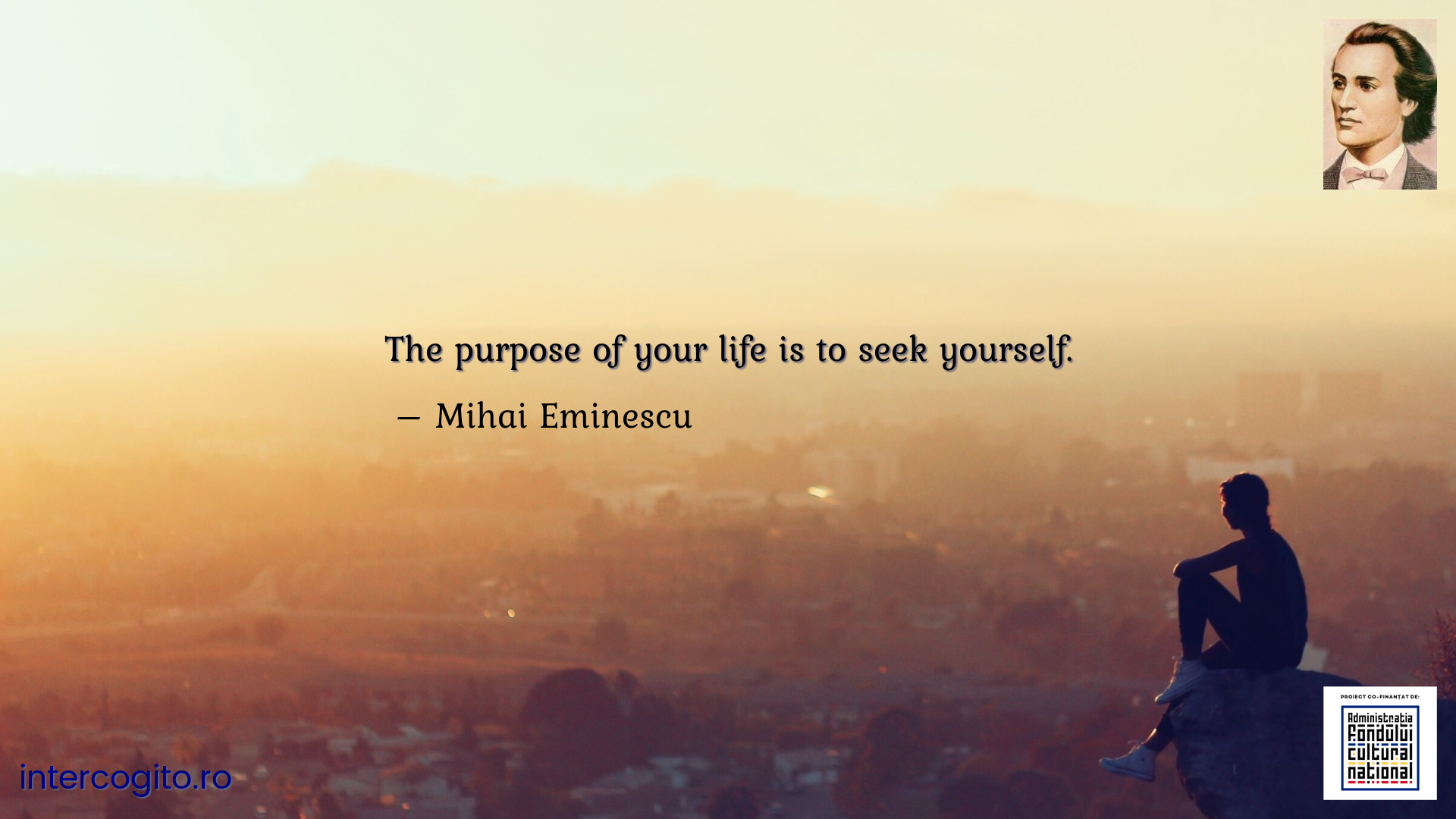 The purpose of your life is to seek yourself.