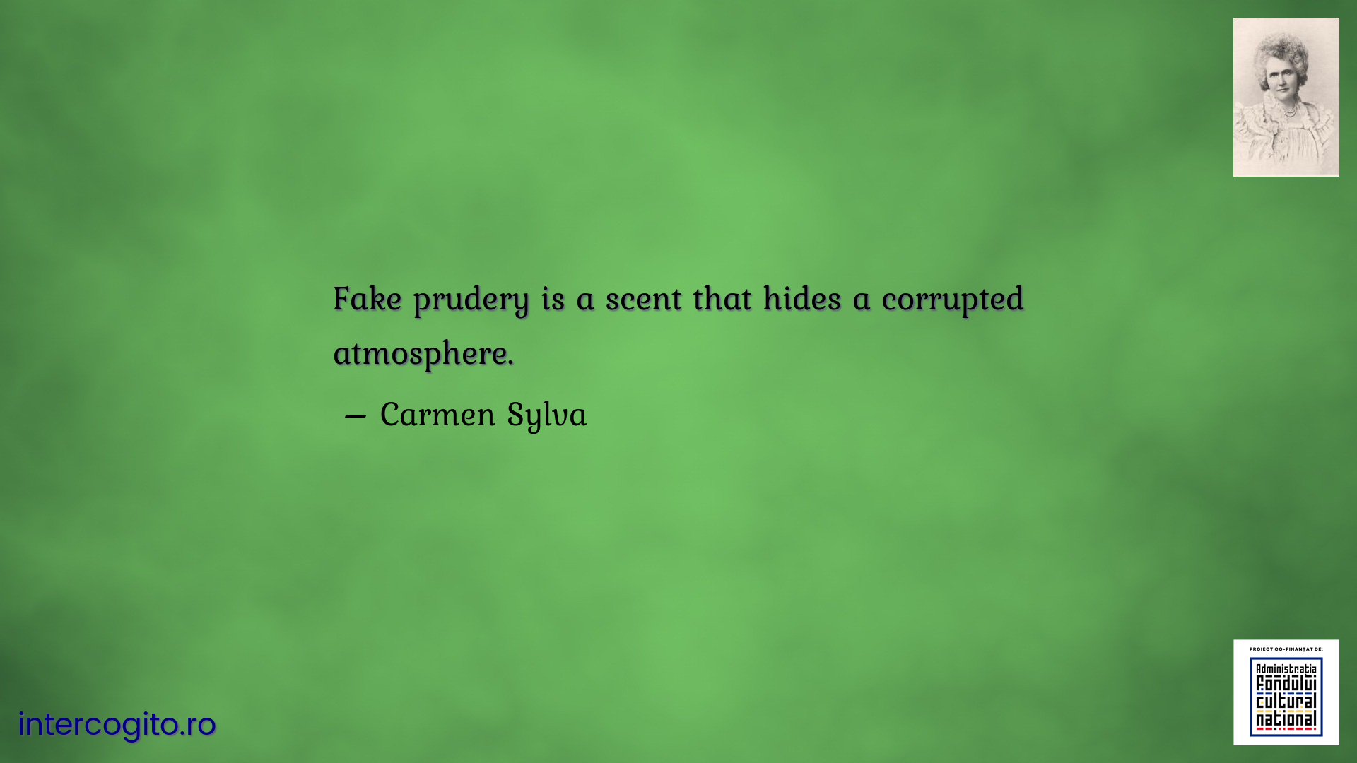 Fake prudery is a scent that hides a corrupted atmosphere.
