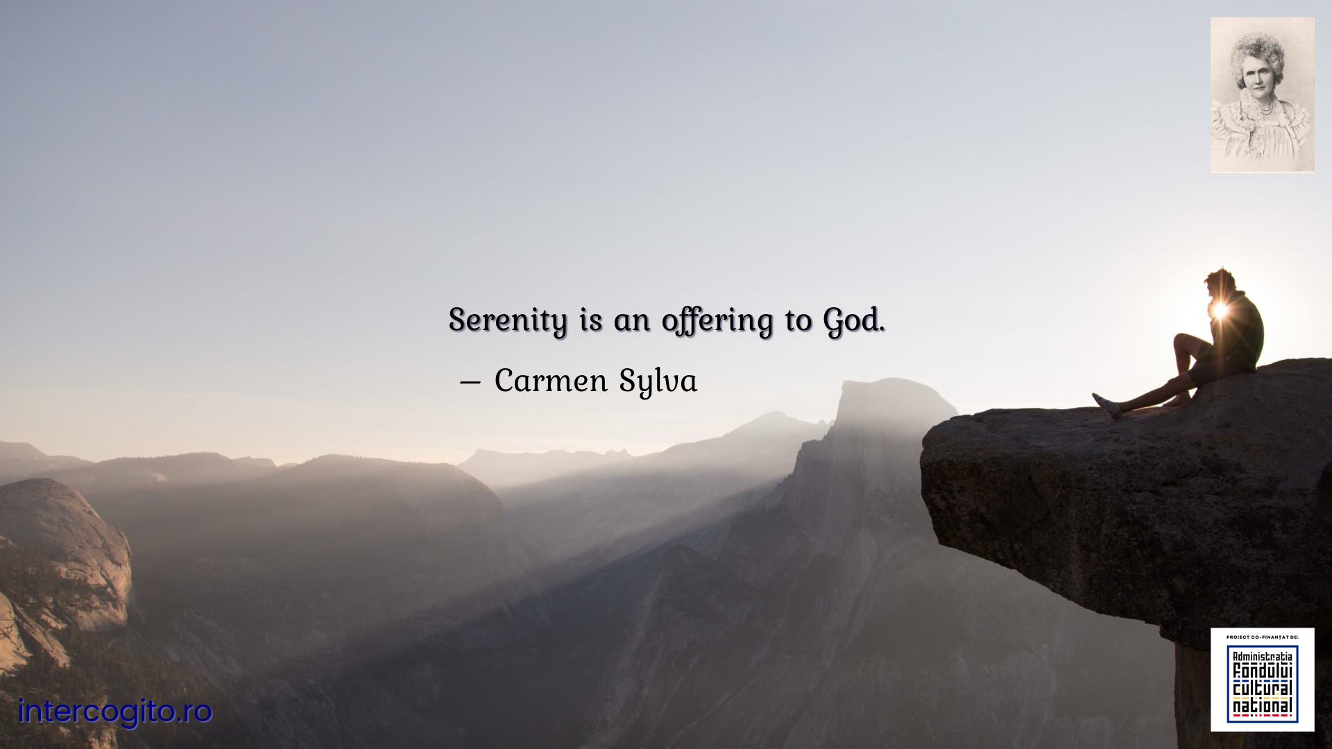 Serenity is an offering to God.