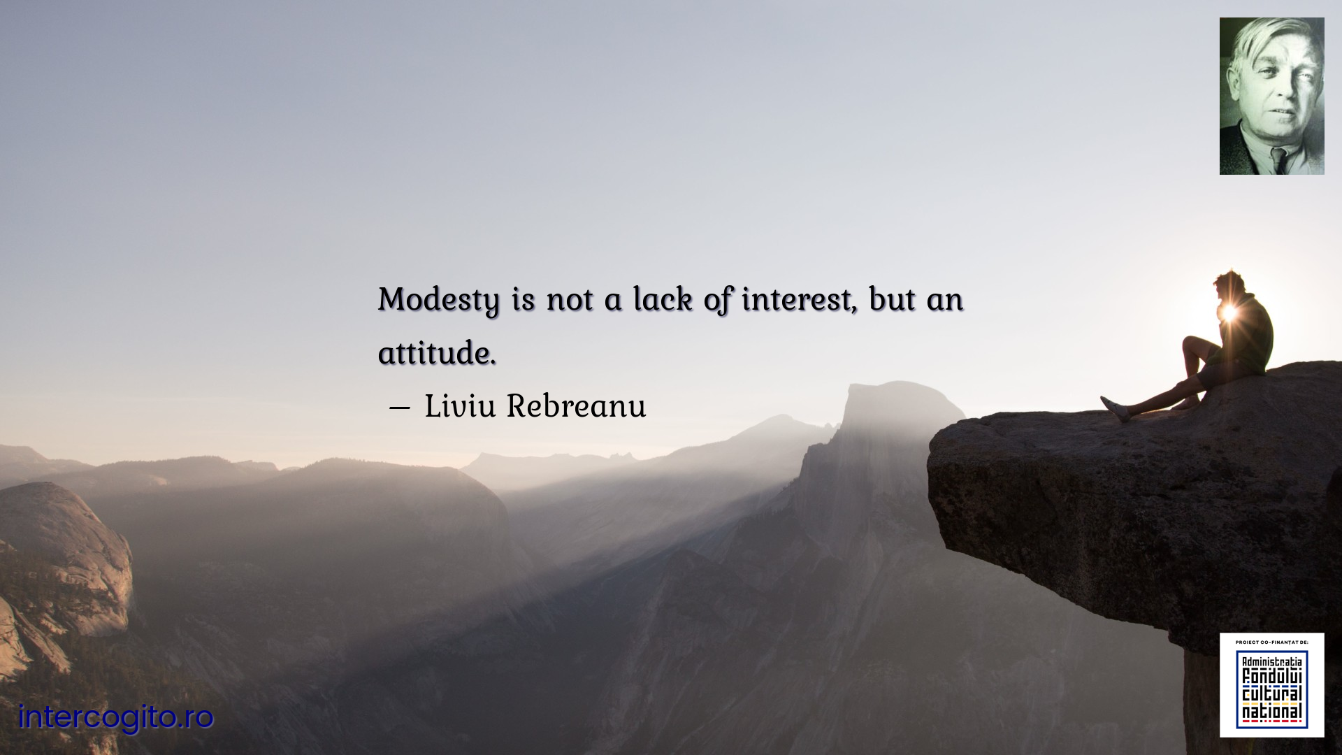 Modesty is not a lack of interest, but an attitude.