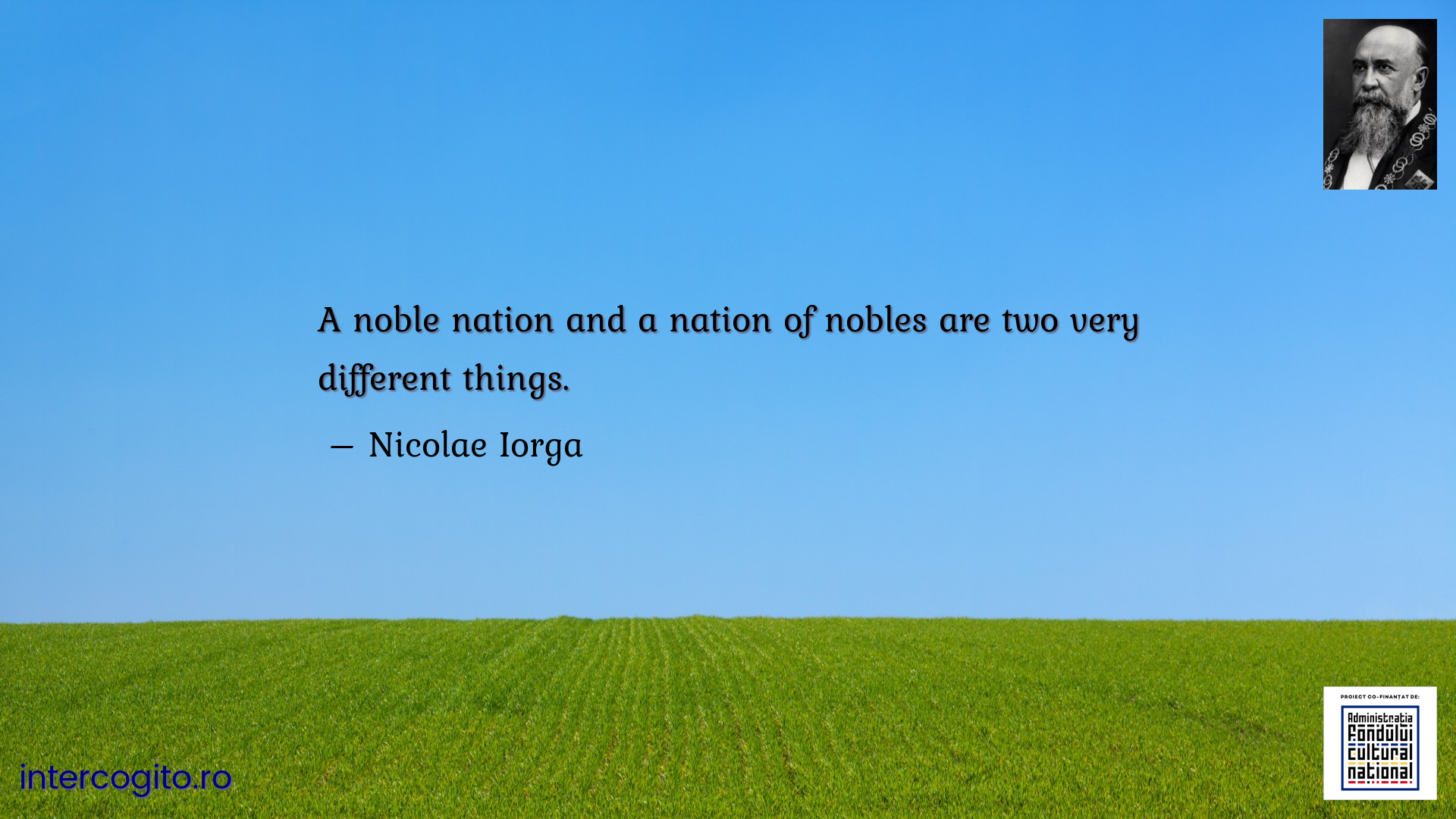 A noble nation and a nation of nobles are two very different things.