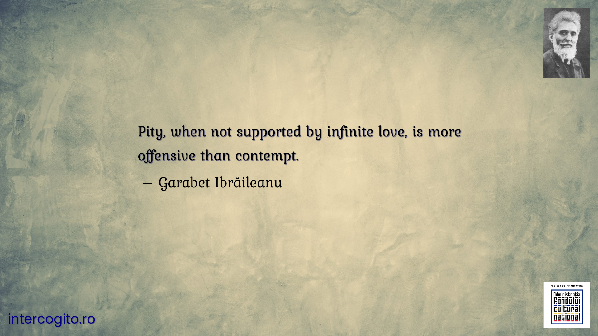 Pity, when not supported by infinite love, is more offensive than contempt.
