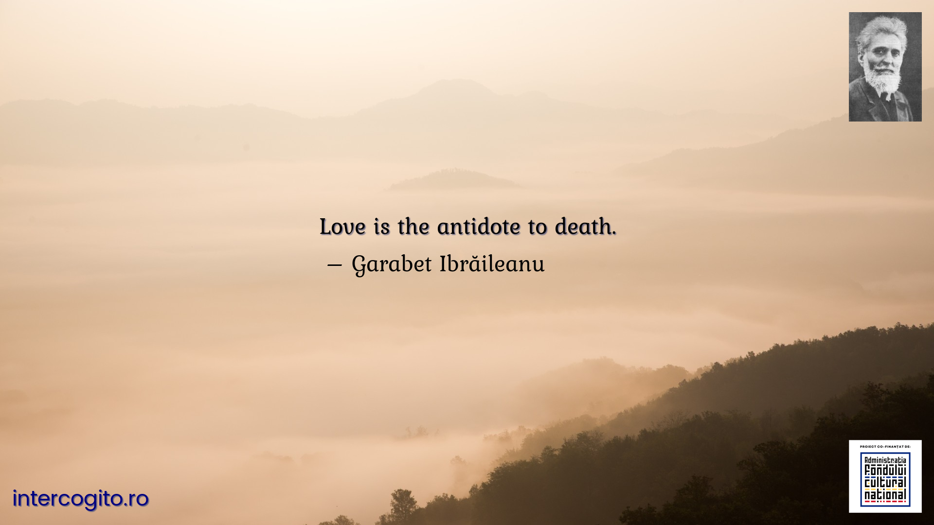 Love is the antidote to death.