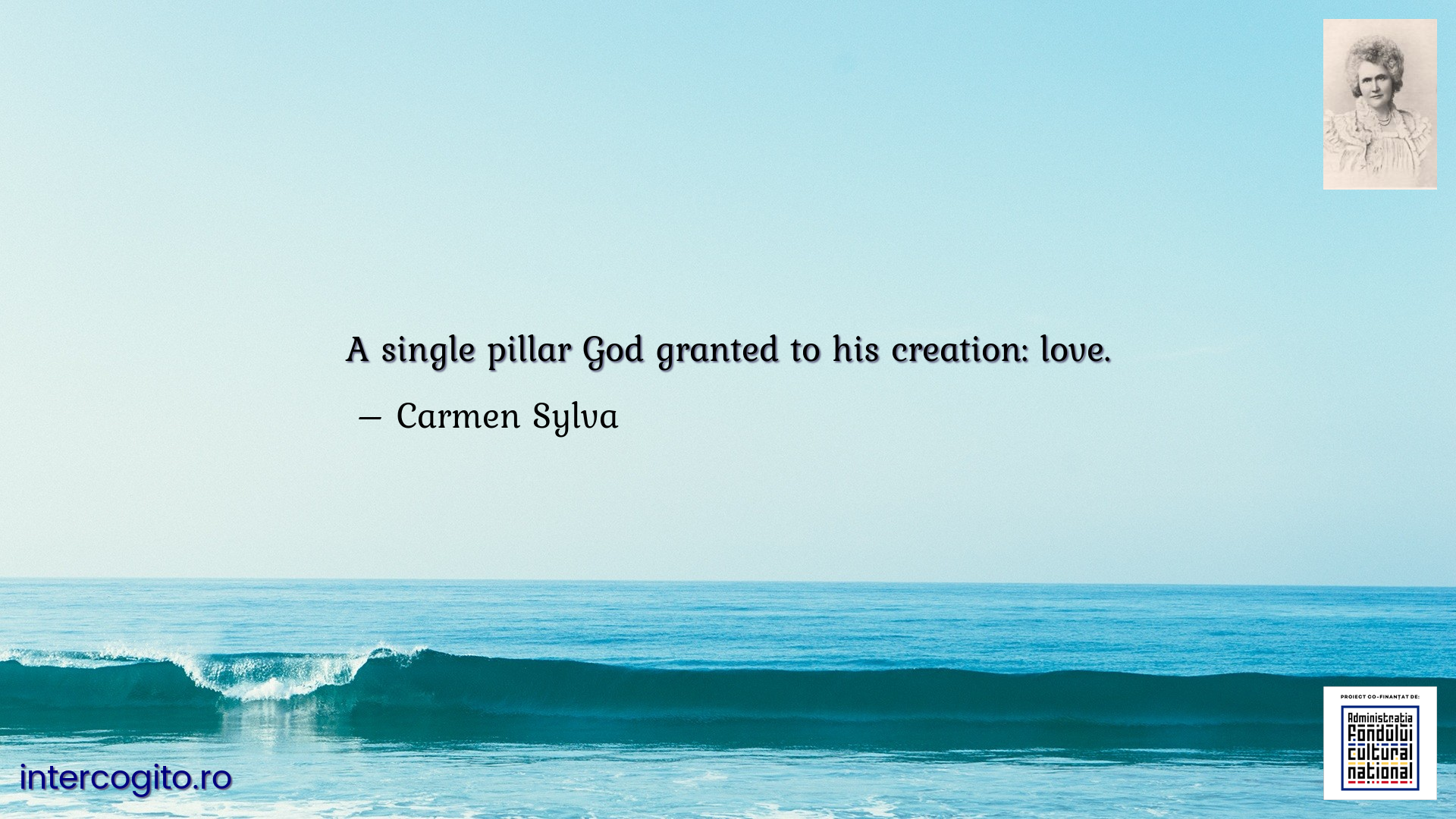 A single pillar God granted to his creation: love.