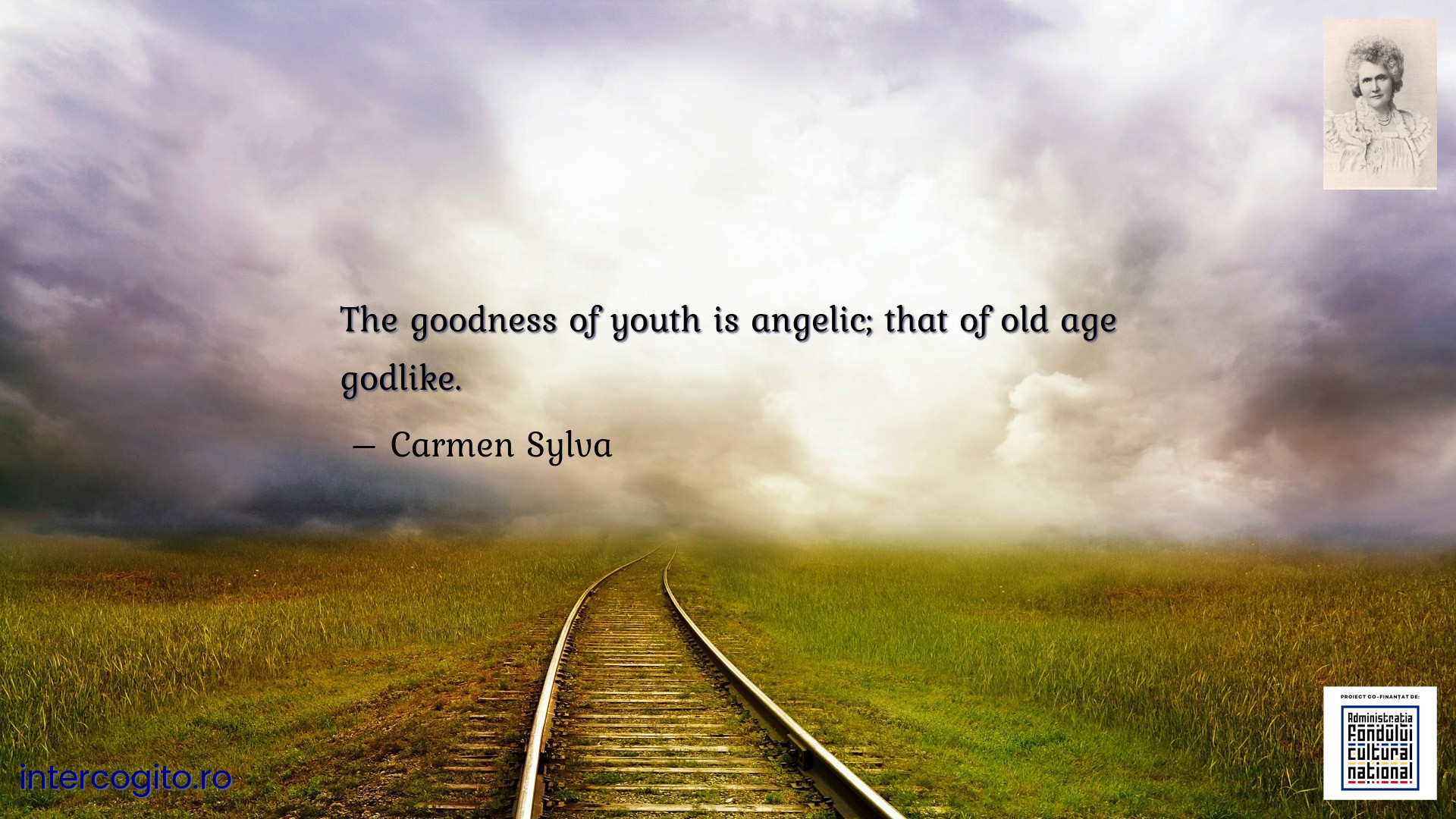 The goodness of youth is angelic; that of old age godlike.