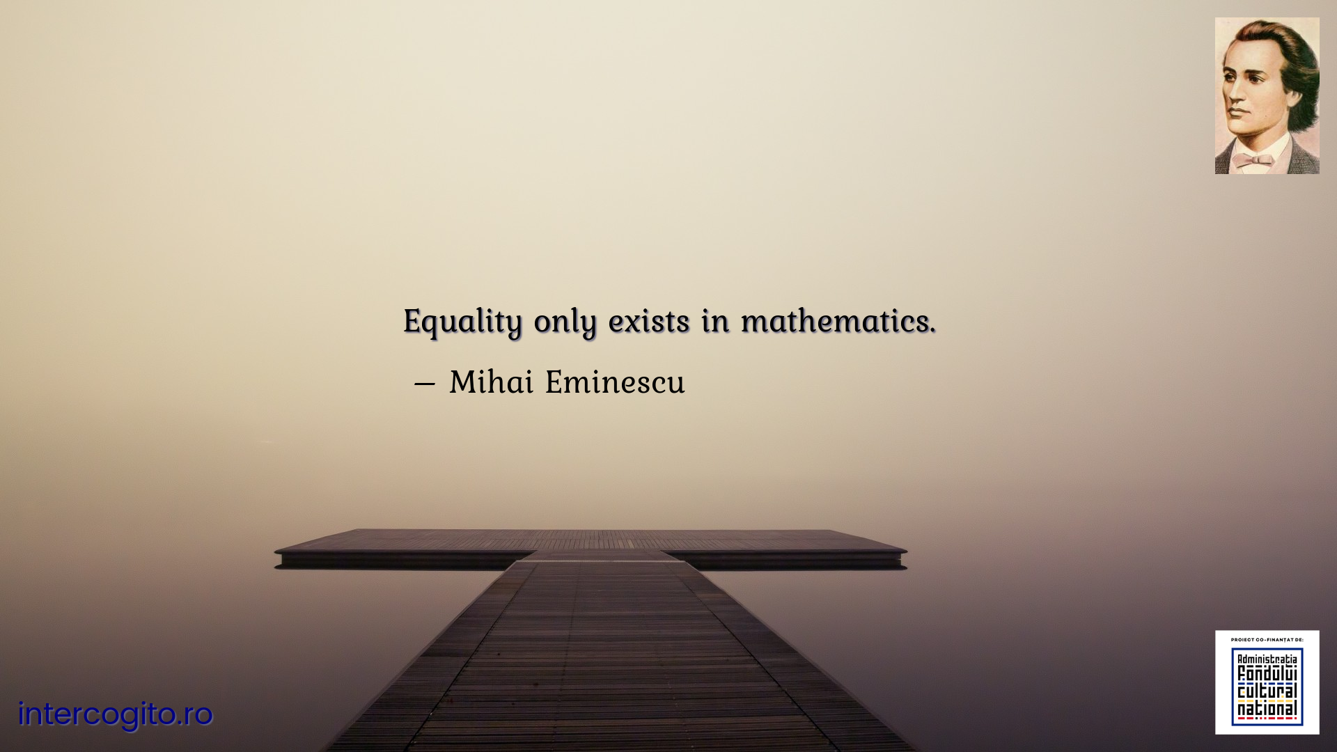 Equality only exists in mathematics.