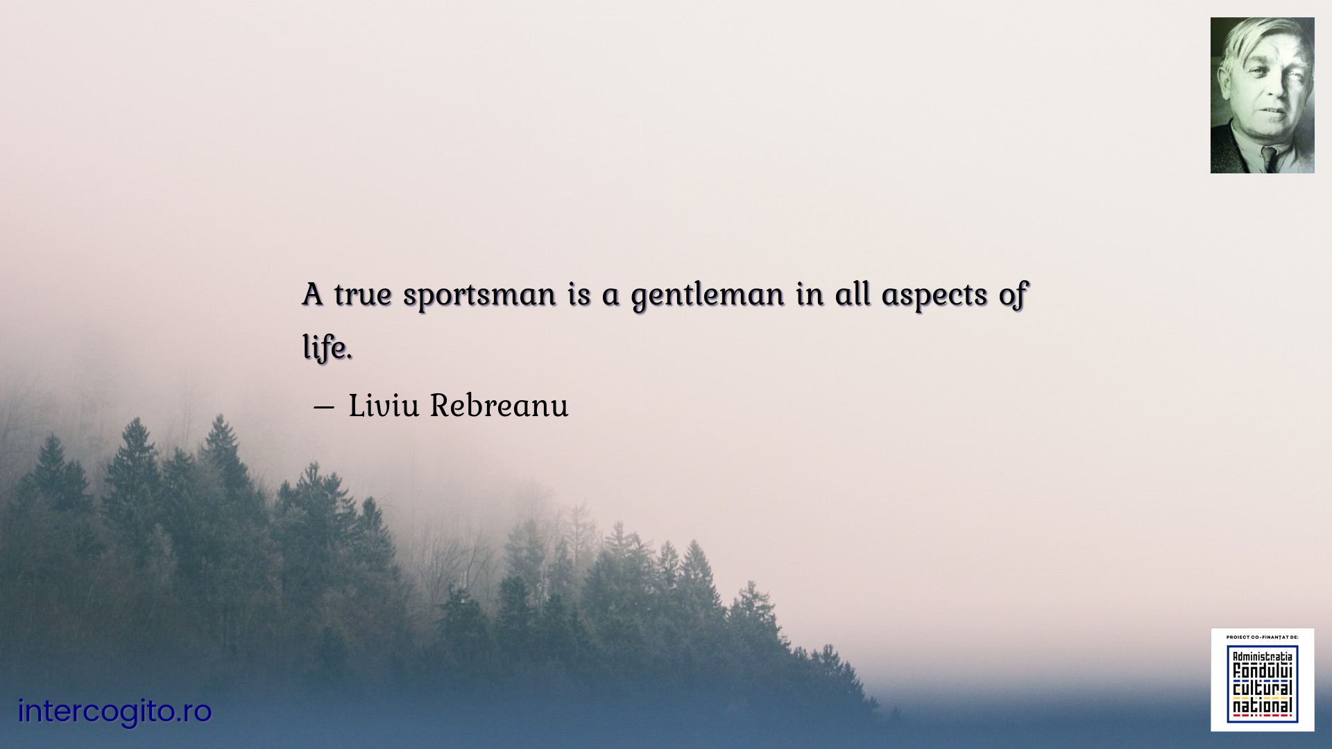 A true sportsman is a gentleman in all aspects of life.